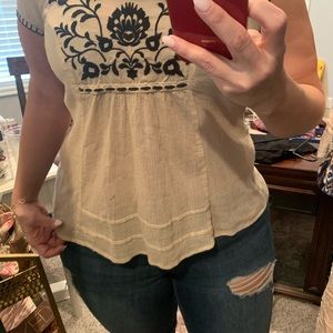 Cute shirt - it is sheer will need tank top